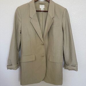 H&M Linen Blend Blazer and Matching Mini Skirt